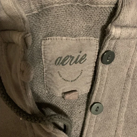 Grey oversized Arie hoodie - Picture 3 of 4